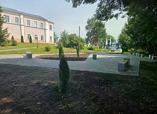 Благоустройство улицы Площадь Ленина в Вадинске завершено
